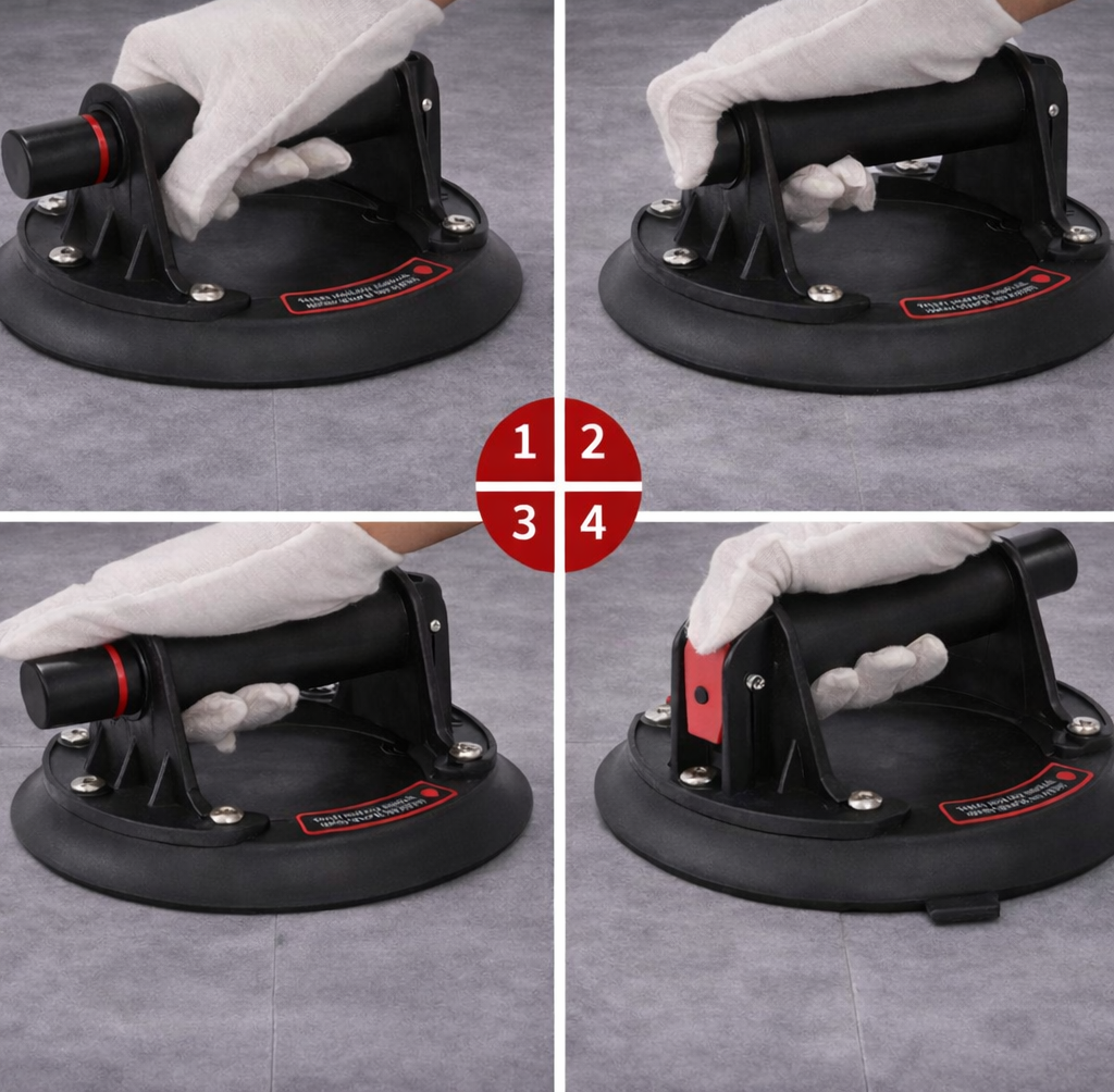 Set 2x 8-palcový vákuový zdvihák a prísavka na dlaždice
